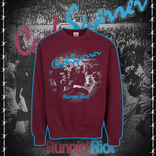 Cock Sparrer Runnin Riot Crewneck